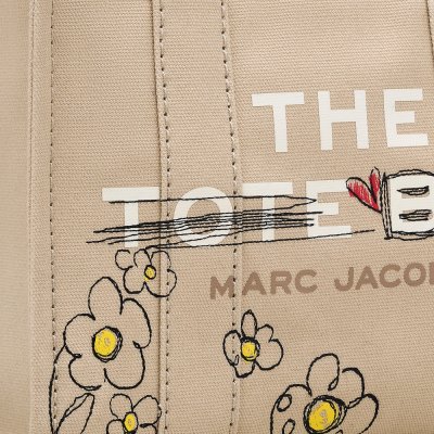 THE DAISY DOODLE CANVAS SMALL TOTE BAG